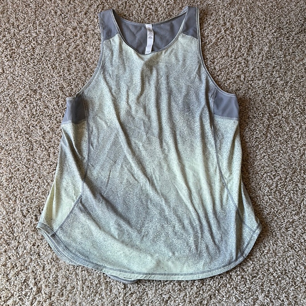 Lululemon Tank Yellow/Gray Size 8